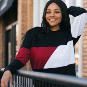 𝅺euc Zyia Active Colourblock Sweatshirt - Size L